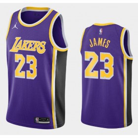 Camiseta Hombre Los Angeles Lakers LeBron James 23 2020-21 Jordan Brand Statement Edition Swingman